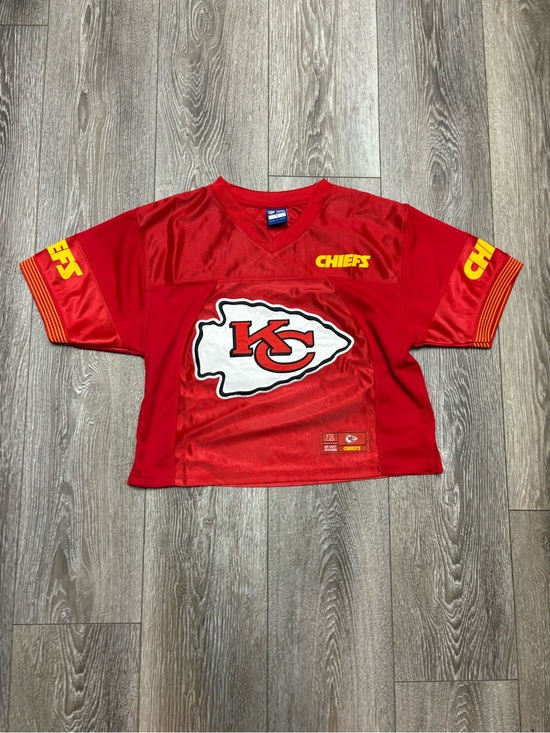 Other - Kansas City Chiefs women’s red short sleeve Jersey top